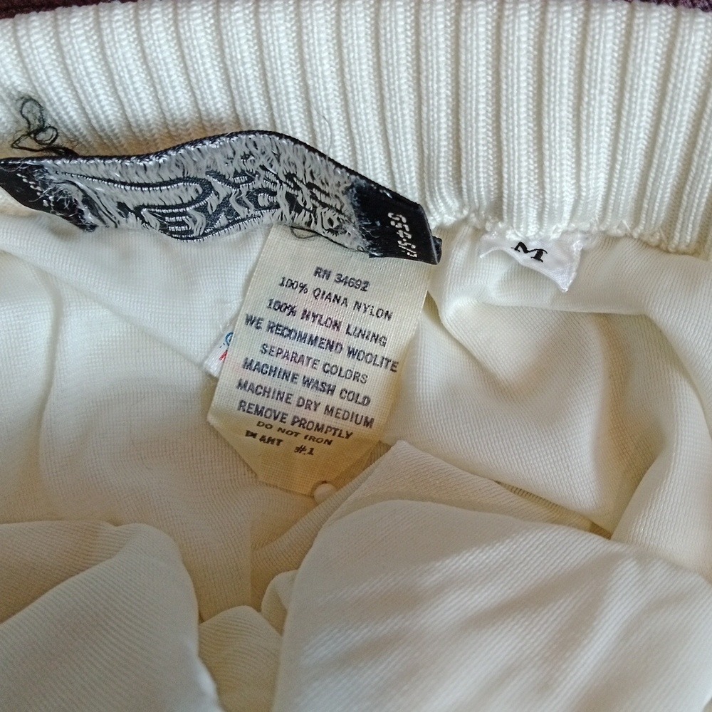 VTG Luxurious Givenchy Sport VTG Cream Knit Skirt Set-Sz L Sweater & Med Skirt - Picture 12 of 13
